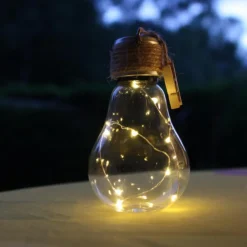 2 ampoules solaires décoratives à suspendre