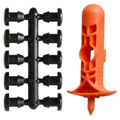 10 bouchons cannelés + poinçon tuyau Ø 4/6 mm botanic® - Arrosage goutte à goutte