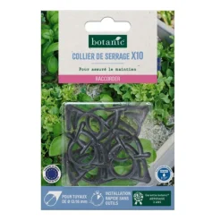 10 colliers de serrage pour tuyau Ø 13/16 mm botanic® - Arrosage goutte à goutte