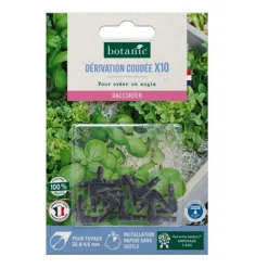 10 coudes cannelés tuyau Ø 4/6 mm botanic® - Arrosage goutte à goutte