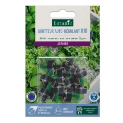 10 goutteurs auto-régulants 8L/h botanic® - Arrosage goutte à goutte