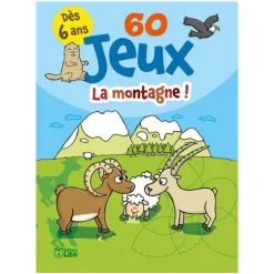 60 Jeux à la Montagne Bloc Jeux 6 ans Éditions Lito