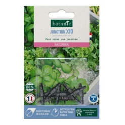 10 jonctions cannelées pour tuyau Ø 4/6 mm botanic® - Arrosage goutte à goutte