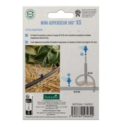 5 mini asperseurs 180 ° botanic® - Arrosage goutte à goutte