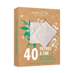 40 sachets filtres à thé Terre d’Oc
