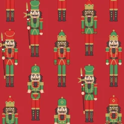 20 serviettes 3 plis Nutcracker red - 33 x 33 cm