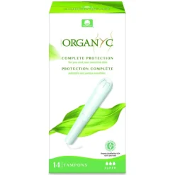 14 tampons super avec applicateur Organyc