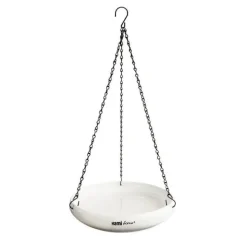 Abreuvoir à suspendre blanc en céramique Sïav Ø 27,5 cm