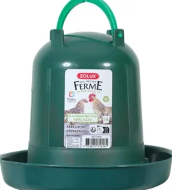 Abreuvoir pour basse-cour en plastique recyclé coloris vert Zolux Ma petite ferme - 1,5 L