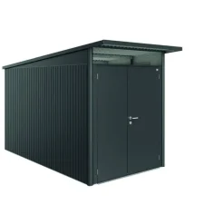 Abri de jardin AvantGarde taille A4 gris foncé métallique