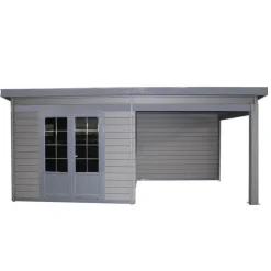 Abri de jardin composite Cannes 18,5 m²