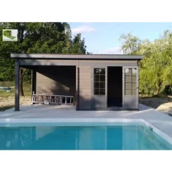 Abri de jardin composite Cannes 18,5 m²