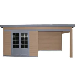 Abri de jardin Green Outside Teck Cannes - 6 x 3 m