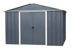 Abri de jardin métal sans plancher, anthracite TRIGANO JARDIN - Yardmaster - 6.24m²