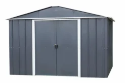 Abri de jardin métal, sans plancher, anthracite - TRIGANO JARDIN Yardmaster - 5.11m²