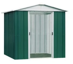 Abri de jardin métal sans plancher, vert sapin, TRIGANO JARDIN Yardmaster, 2.77 m²