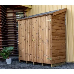 Abri range-tout bois massif THE 175 x 72 x 174 cm livré