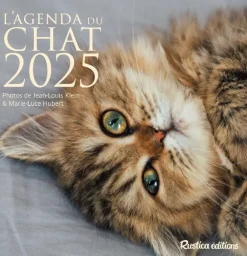 Agenda "L'agenda du chat 2025" aux Éditions Rustica