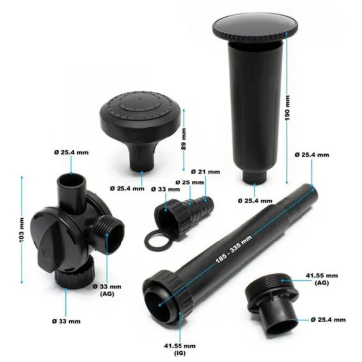 Ajutage pompe jet d'eau bassin, modèle CUF-5800 - SUNSUN BASSIN