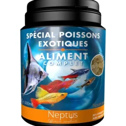 Aliment complet (flocons) pour poissons exotiques Neptus - 1000 ml