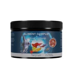 Aliment complet pour poissons exotiques flocons coloris multicolore Neptus – 500 ml