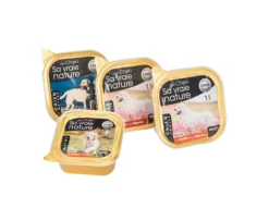 Aliment humide complet pour le chien senior à la volaille et aux légumes Sa vraie nature - 300 g