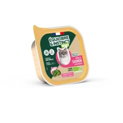 Aliment humide pour chat adulte saumon brocolis bio Équilibre & Instinct - 85 g