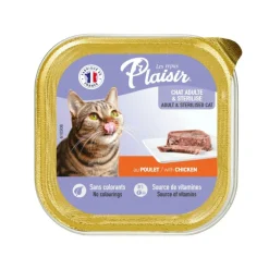 Aliment humide pour chat stérilisé en barquette Repas plaisir poulet - 100 g
