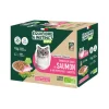 Aliment humide pour chat adulte bio saumon petits pois carottes Équilibre & Instinct - 12 x 85 g