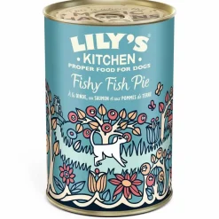 Aliment humide pour chien à la dinde, saumon et légumes Lily’s Kitchen - 400 g