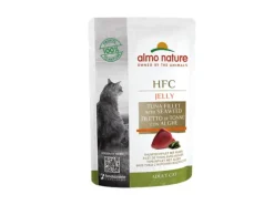 Aliment pour chat HFC en sachet Almo nature jelly filet de thon et algues - 55 g