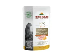Aliment pour chat HFC en sachet Almo nature jelly filet de poulet et fromage - 55 g