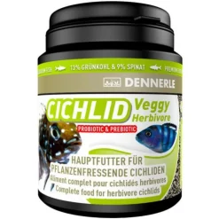 Aliment pour poisson herbivore DENNERLE Cichlid Veggy Herbivore - 90g/200ml