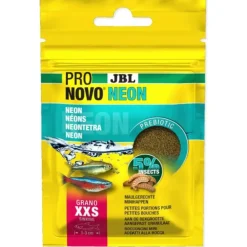Aliment pour poissons de petite taille ProNovo Neon Grano XXS, JBL - 16g 20ml