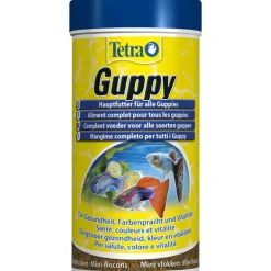 Aliment pour poissons Tetra Guppy. La boîte de 250 ml