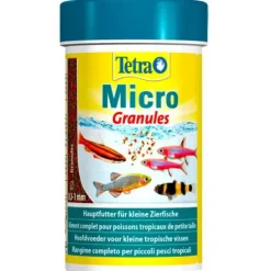 Alimentation pour poissons granulés micro - TETRA - 100 ml, 45 g
