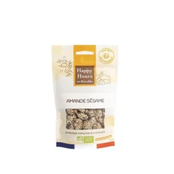 Amandes bio sésame miel Happy Hours en Biovallée - 115 g