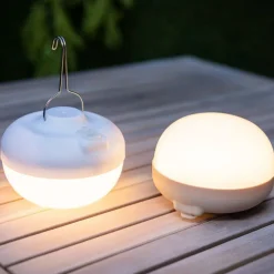 Ampoule portable et rechargeable Cherry coloris blanc