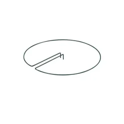 Anneau centré E 40 cm