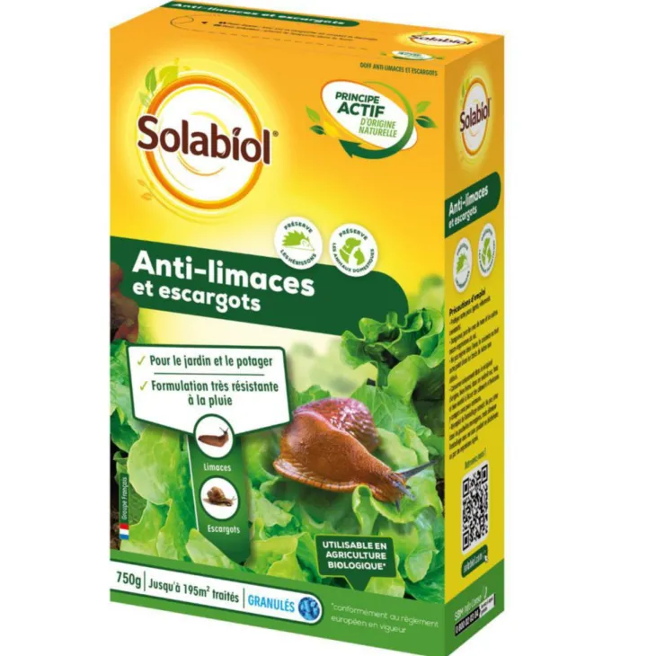 Anti-limaces et escargots Solabiol - 750 g