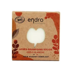 Après-shampoing solide grève blanche Endro - 80 ml
