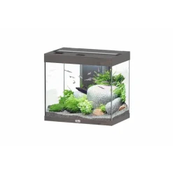 Aquarium 109 litres équipé LED 2.0 Aquatlantis Splendid chêne foncé - 60 x 40 x 56 cm