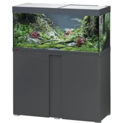 Aquarium avec meuble coloris anthracite Eheim vivalineLED 180L