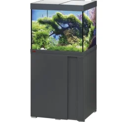 Aquarium avec meuble coloris anthracie Eheim vivalineLED 150L