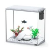 Aquarium d'eau froide et d'eau douce coloris gris Aquatlantis Explorer Dublin - H 40 x P 20 x L 40 cm