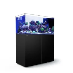 Aquarium eau de mer avec un meuble coloris noir Reefer™ Peninsula P500 Red Sea - 125 x 60 x 160 cm