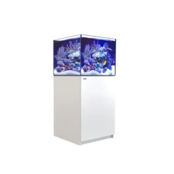 Aquarium eau de mer avec un meuble coloris blanc Reefer™ XL 200 Red Sea - 60 x 57,5 x 140 cm