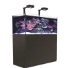 Aquarium eau de mer avec un meuble coloris noir certifié FSC® Reefer™ Deluxe XL 425 Red Sea - 120 x 57,5 x 142 cm