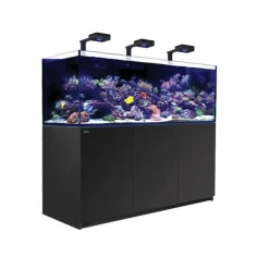 Aquarium eau de mer avec un meuble coloris noir Reefer™ Deluxe XXL 750 Red Sea - 180 x 65 x 148 cm