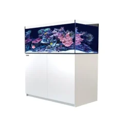 Aquarium eau de mer avec un meuble coloris blanc certifié FSC® Reefer™ XL 425 Red Sea - 120 x 57,5 x 142 cm